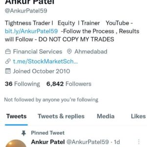 Ankur Patel 2022 Mentorship