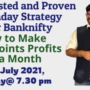 Learn How to Make 1000 Points Profits on Banknifty Per Month By Vishal Kumbar ✅