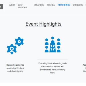 MoneyControl - Quants Leaque - 5 Days Algorithmic Options Trading Conference