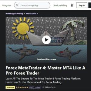 Udemy - Forex MetaTrader 4 Master MT4 Like A Pro Forex Trader (2022)