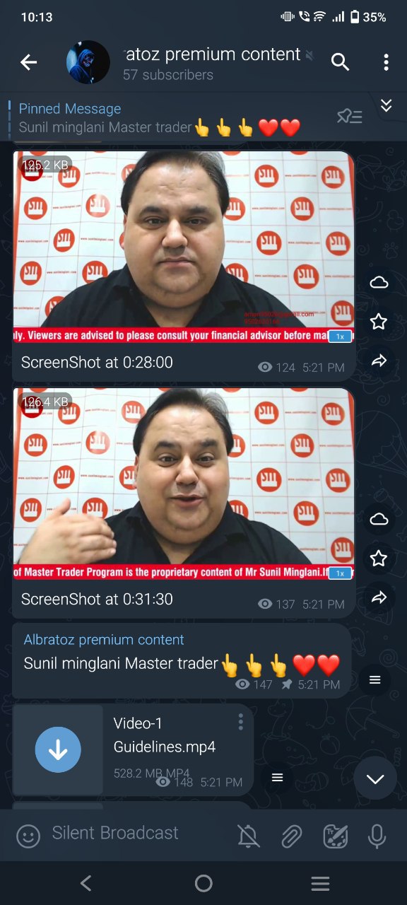 Sunil Minglani Master Trader Course