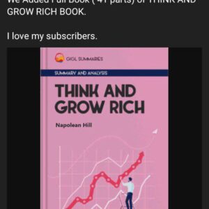 Think and Grow Rich By Naoplean Hill (Full Book) - 42 Parts