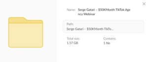 Serge Gatari ? $50K/Month TikTok Agency Webinar