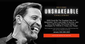 Tony Robbins ? Become Unshakeable Challenge 2023
