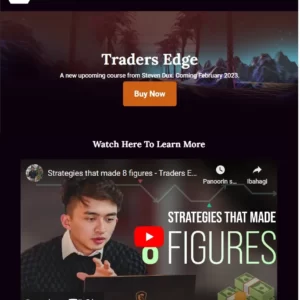 Steven Dux – Trader’s Edge Course 2023 – Strategies that Made Me 8-Figures Course