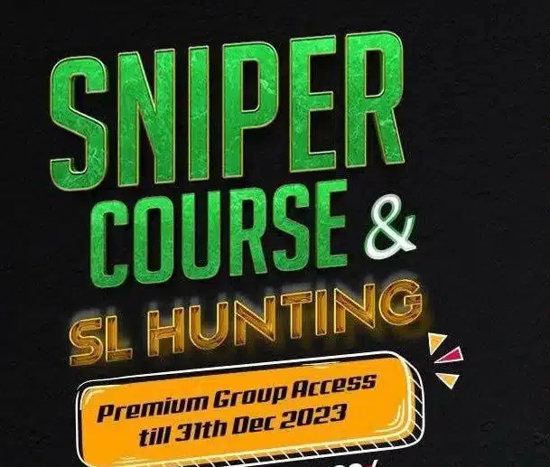 BANK NIFTY TRADER TECH Sniper Course & Sl hunting