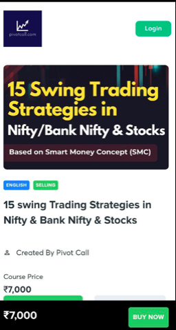 Pivotcall - 15 swing Trading Strategies in Nifty & Bank Nifty & Stocks Premium Course 3 Screenshot 2025 05 24 at 12.54.25 PM
