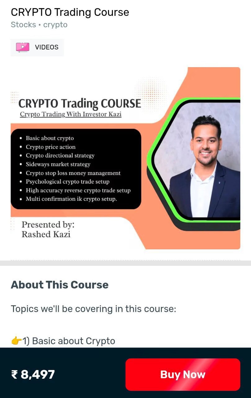 Investor Kazi Crypto Trading Course