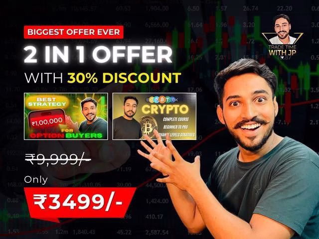 Trade Time with JP Course Options startiges and Complete Crypto course